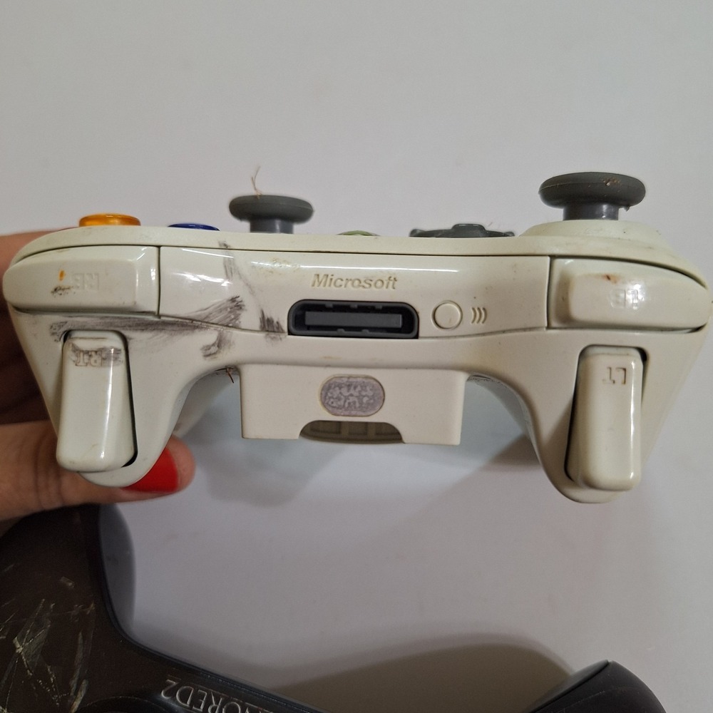 Xbox 360 Wireless Controller White  Xbox One Dishonored 2 Controller Parts Repai - Picture 4 of 6